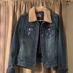 UGG womens blue vintage denim jacket